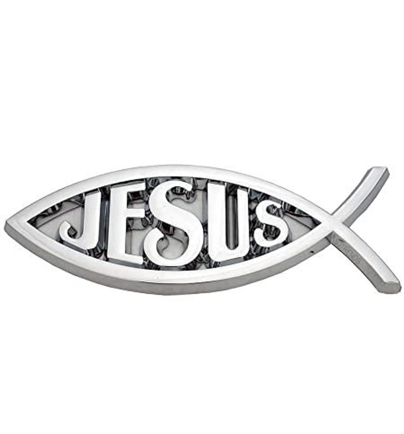 Autóembléma - hal, Jesus