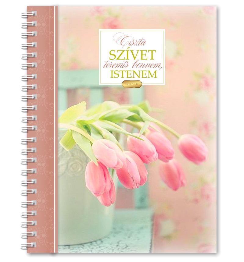 Jegyzeteim spirálos - (Tulipán)