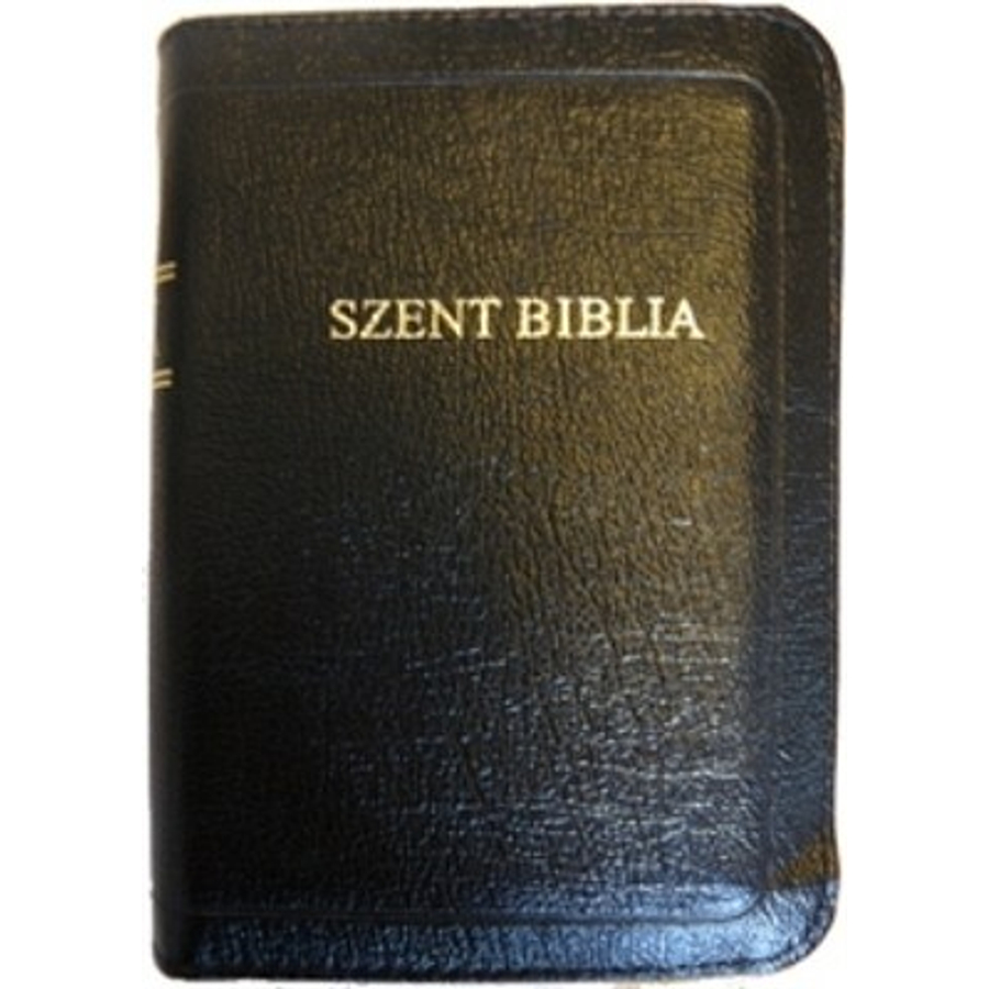 Biblia - Károli (bőr, cipzár, zsebméret)