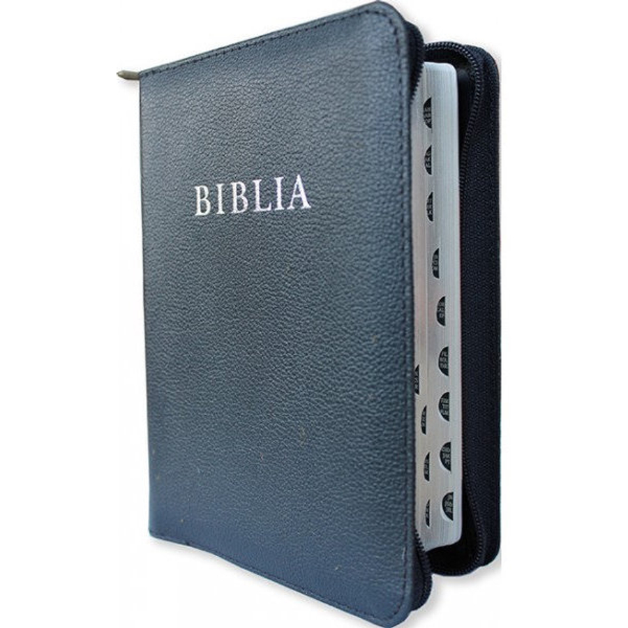 Biblia - RÚF / bőrkötés, cipzár (kicsi)