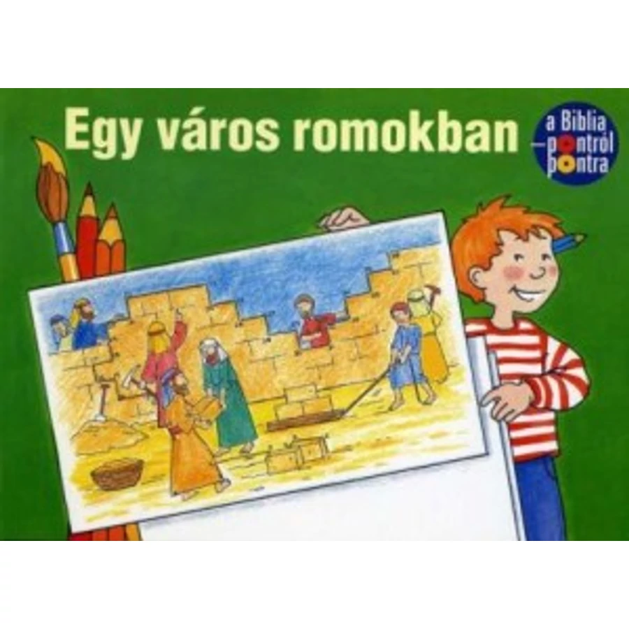 Egy város romokban - kifestő