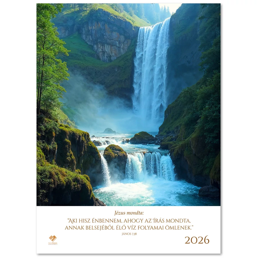 2026 Falinaptár - (GN) spirálos / Tájképek