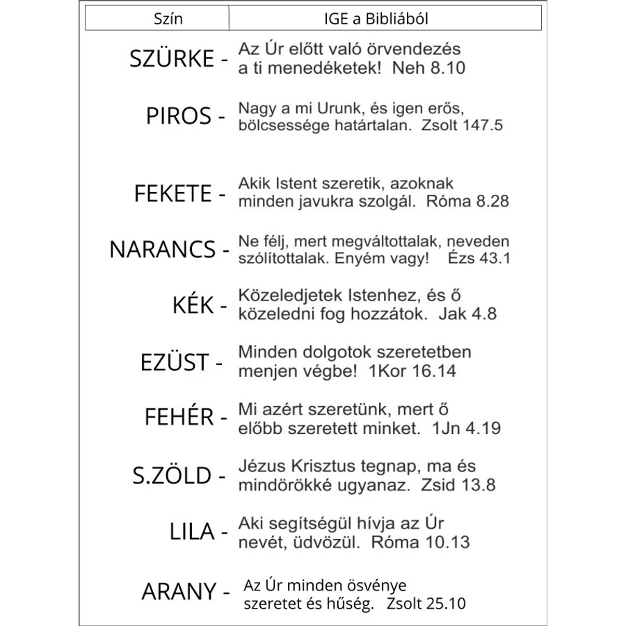 Toll - fém (10 db) gravírozott / vegyes színekben