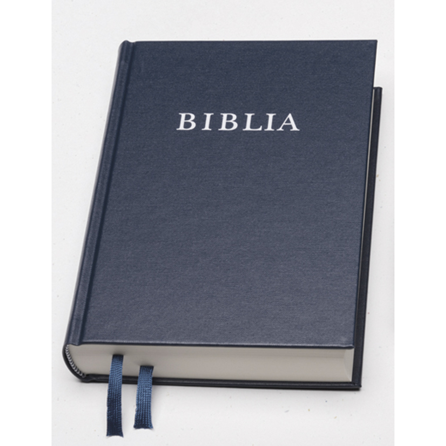 Biblia - RÚF (kicsi, vászon, kék)
